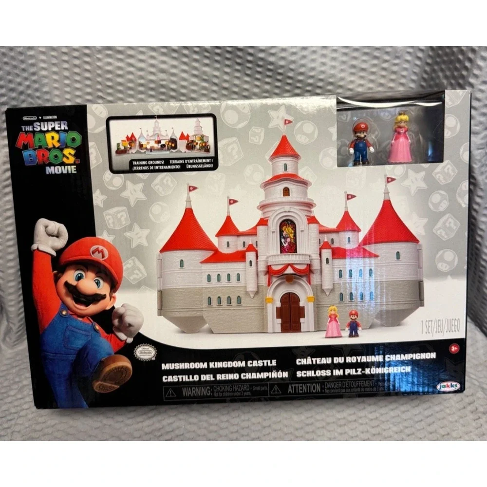 The Super Mario Bros Movie Play Set [ Mushroom Kingdom Castle ] NEW